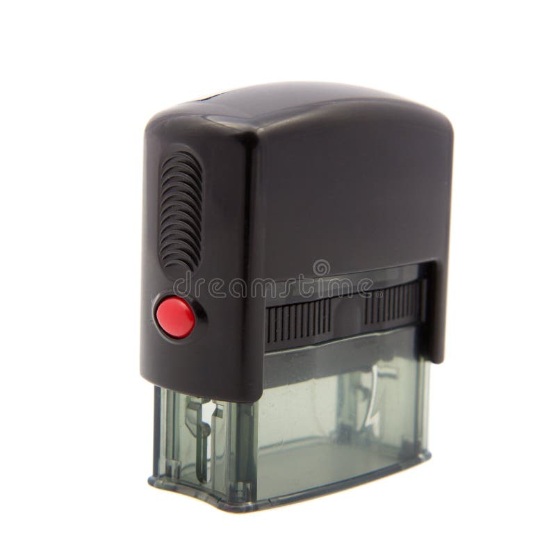 Black office stamp stock photos