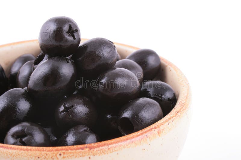 Black olives stock image. Image of bowl, fresh, spice 1289987
