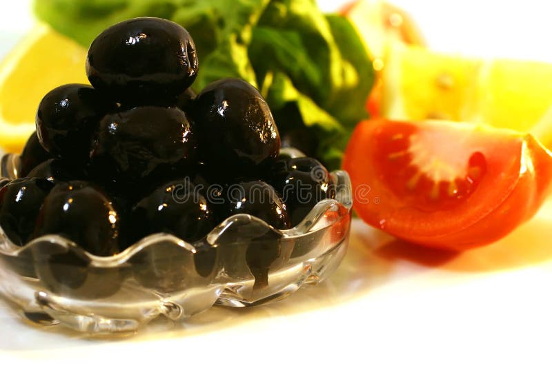 Black olives stock photo. Image of black, tomato, yellow 5902418