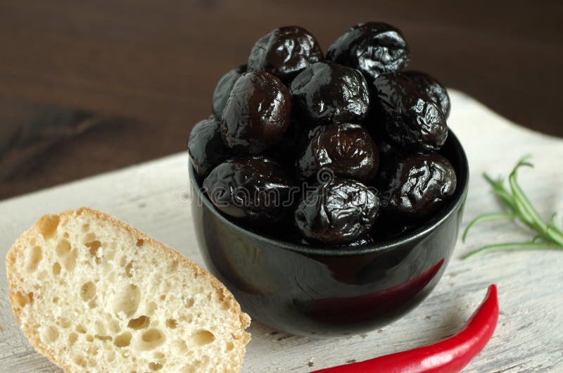 Black olives stock photo. Image of berry, berries, greece 63558720