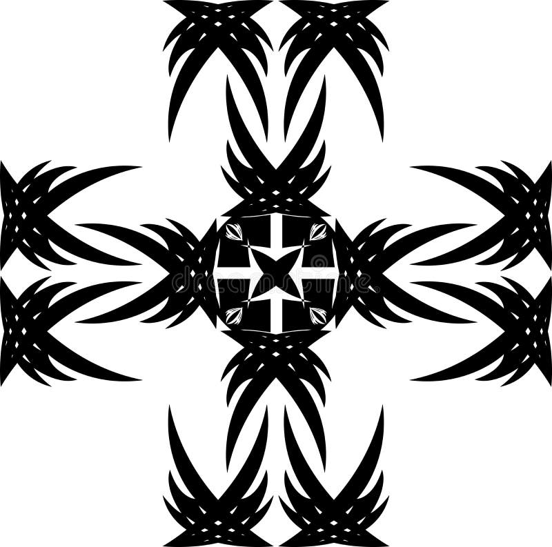 Black ornament