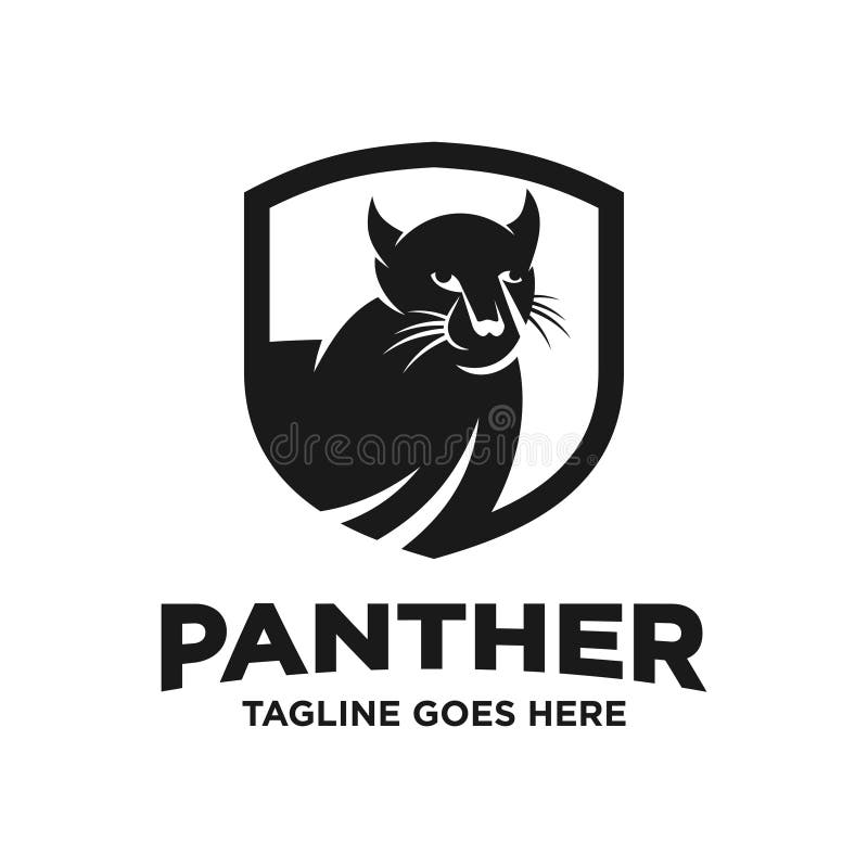 Black Panther Logo Design Template Stock Vector - Illustration of animal,  bobcat: 167522149
