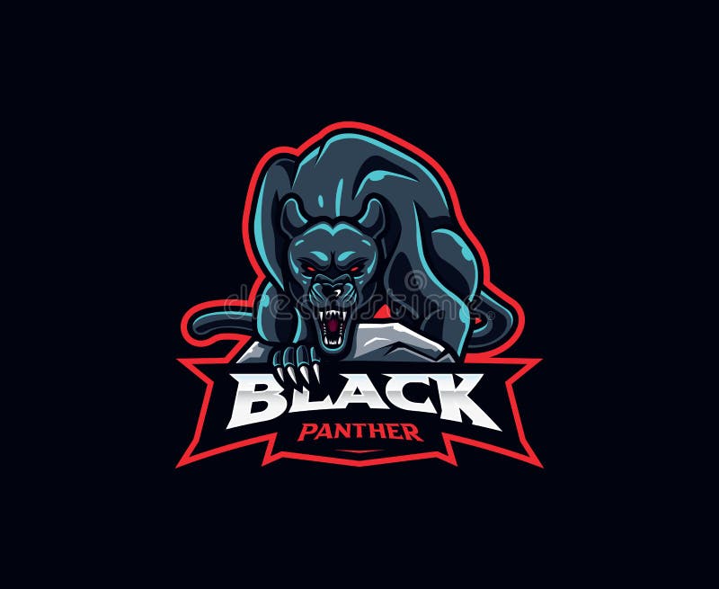 Tiger sport gaming logo design Royalty Free Vector Image