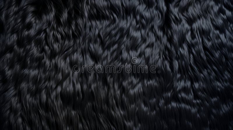 Black panther or puma fur texture. Abstract panther skin design