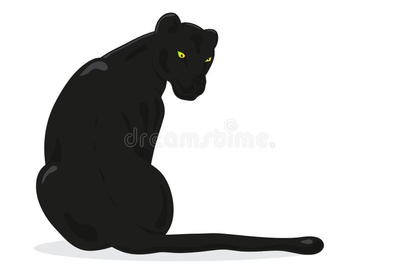 Black Panther Cartoon Illustration Stock Illustrations 5,138 Black