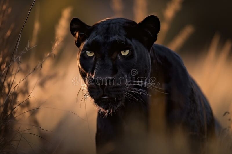 Black Panther Walking Stock Illustrations – 542 Black Panther
