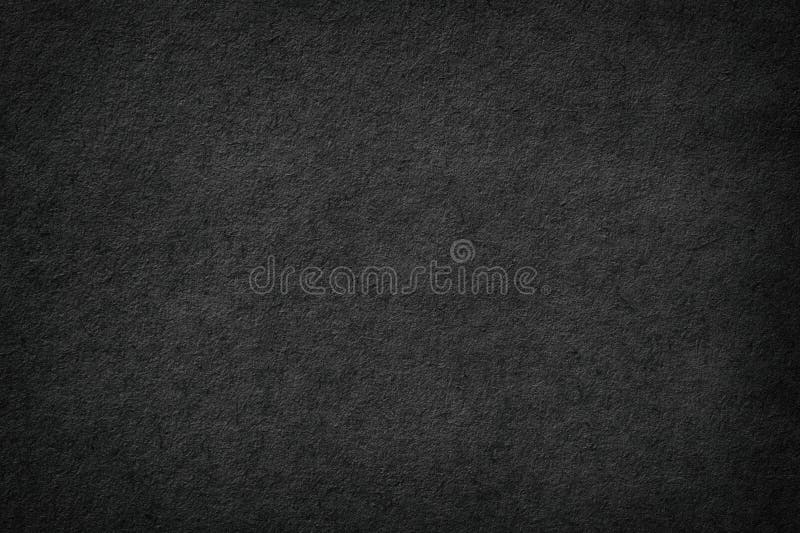 Black Paper Background, Dark Wallpaper Canvas Texture Stock Image