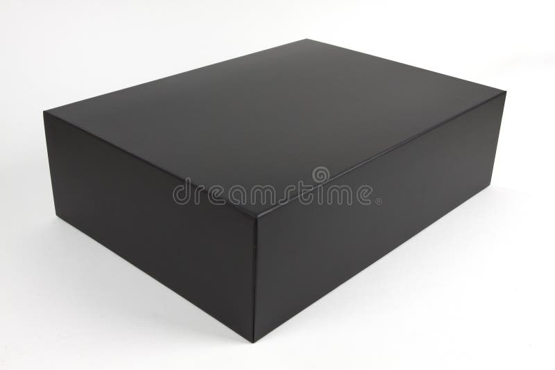 Black Gift Box stock image. Image of white, elegant, opened 14775133