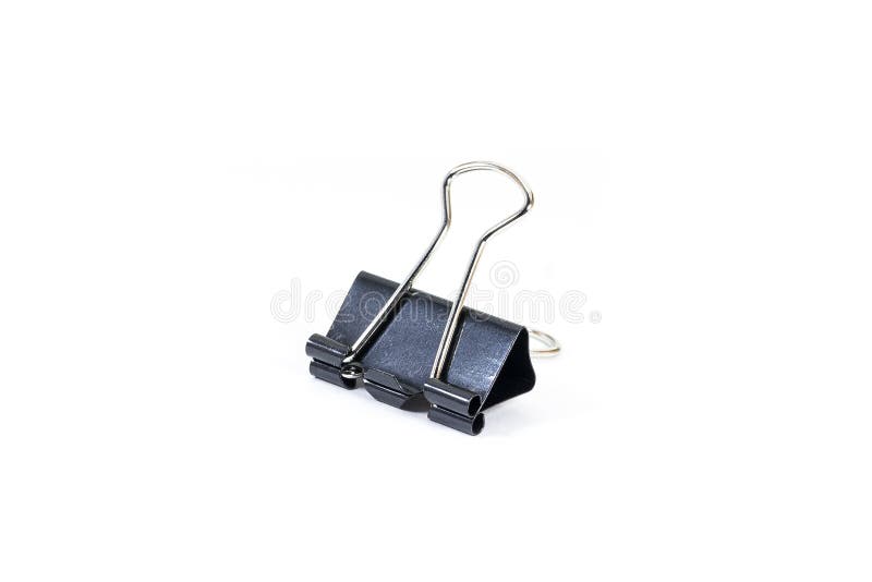 Black paper clip stock photo. Image of color, communications 51099358