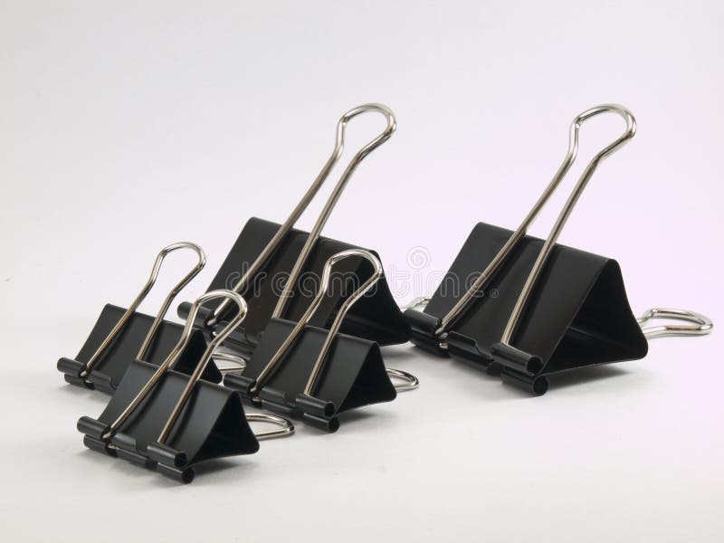 The black paper clip stock photo. Image of household 72682258