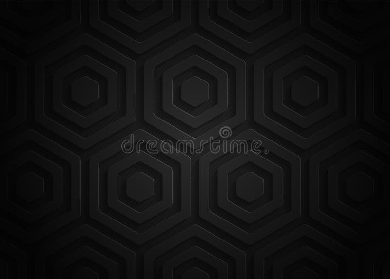Download Black Paper Geometric Pattern, Abstract Background Template For Website, Banner, Business Card, Invitation, Postcard Stock Vector - Illustration of pattern, paper: 51152610