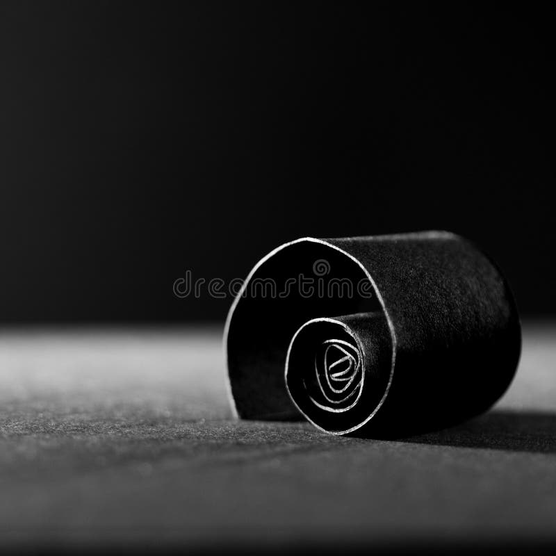 Black paper shapes and shadows royalty free stock images