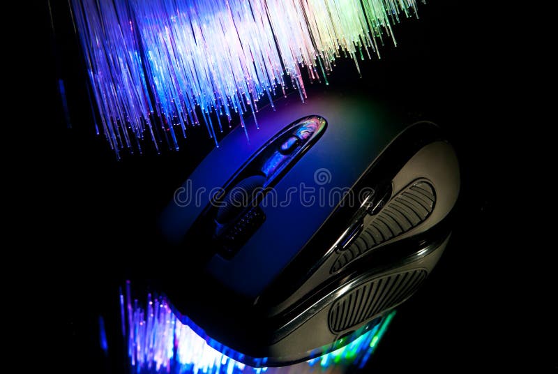 Black pc mouse