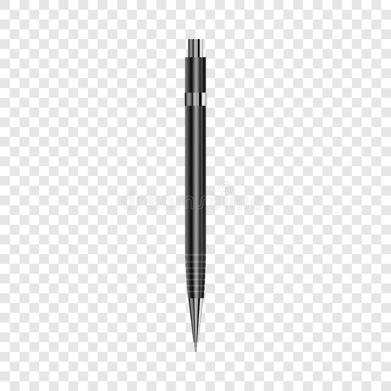 Black Pen Mockup, Realistic Style Stock Vector