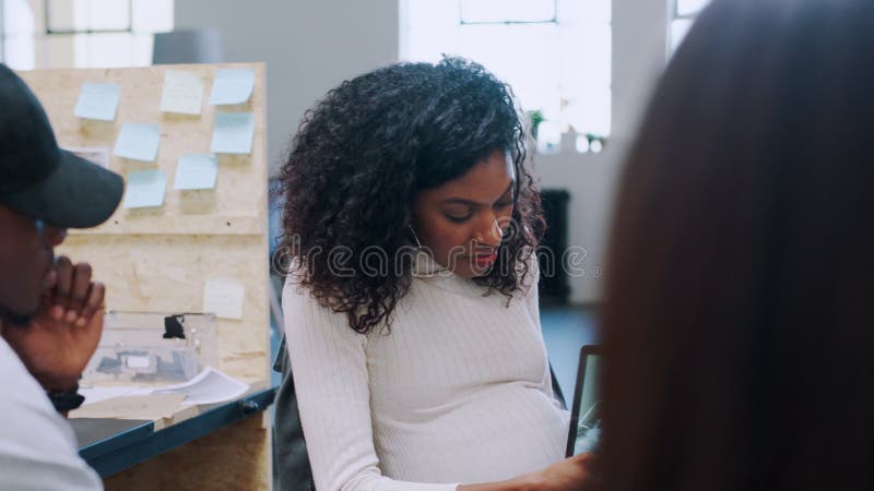 Black People, Developer Meeting and Tablet Presentation for 3d Model