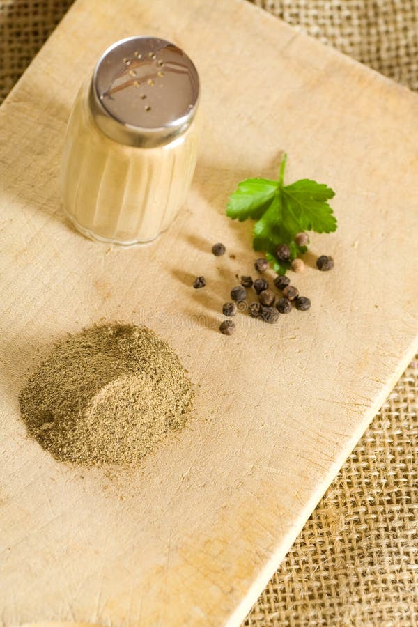 Black pepper stock photo. Image of flavor, spicy, shaker 12335514