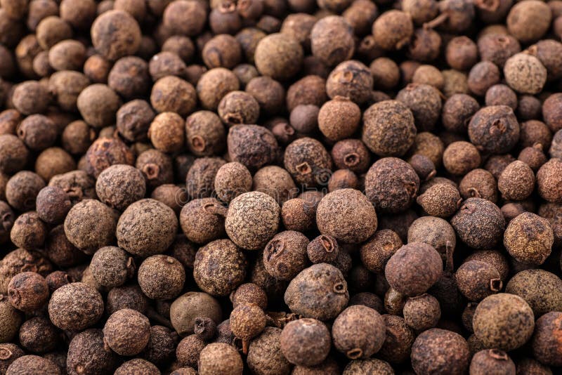 Black Pepper Grains As Background, Closeup Stock Photo Image of copy