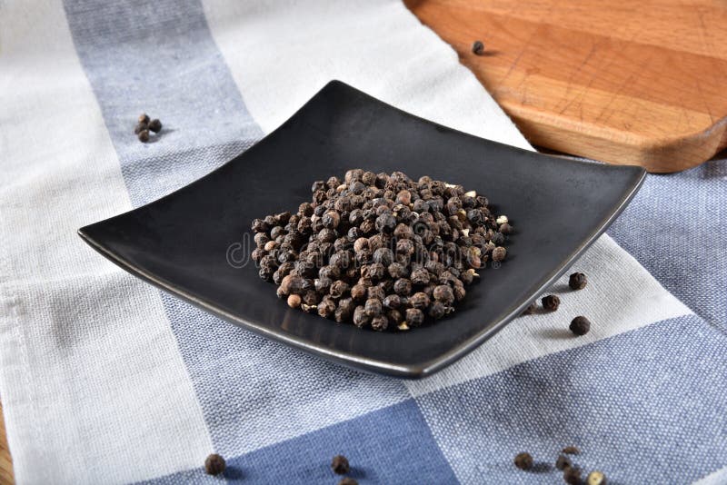 Black Peppercorns stock photo. Image of food, pepper 117604692