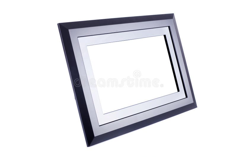 Black photo frame royalty free stock photography