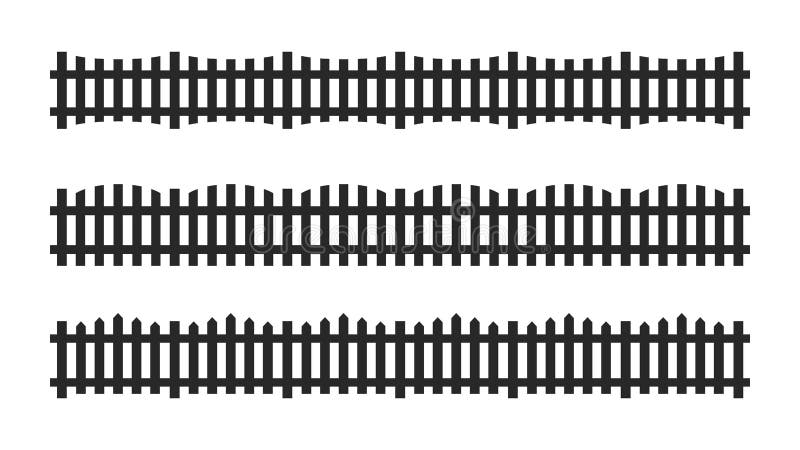 Picket Fence stock vector. Illustration of cosmopolitan - 10594889