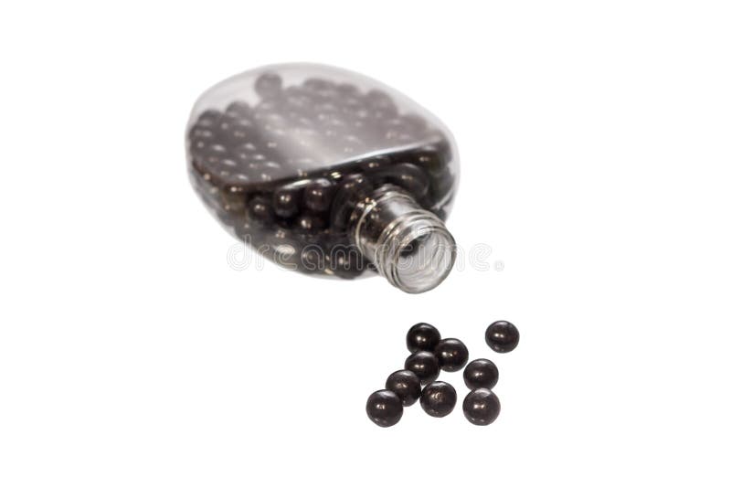 Black Pills Stock Photos Image 37958063