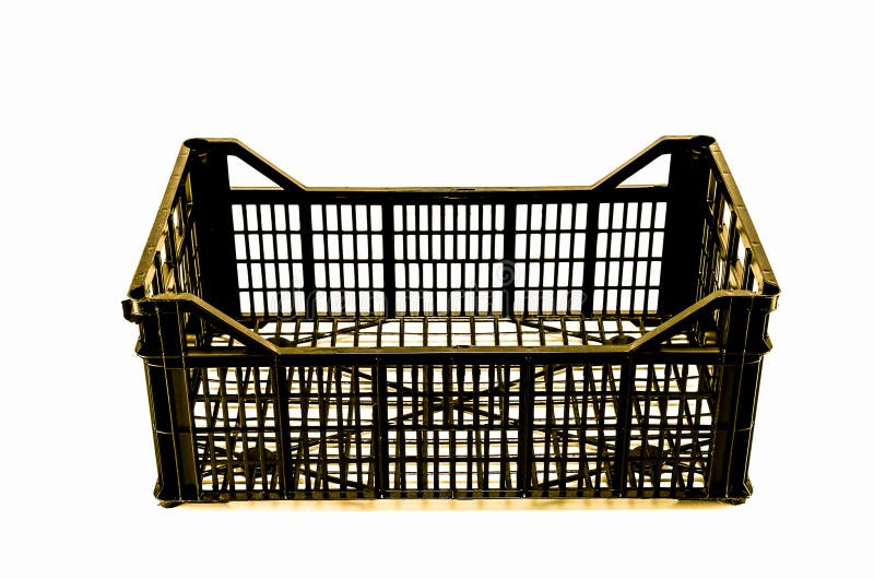 A black plastic container with a mesh design royalty free stock photos