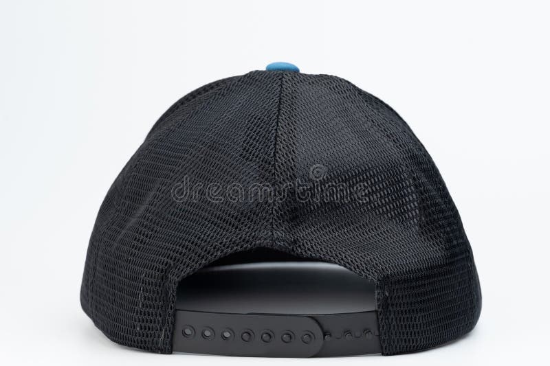Black plastic mesh in cap royalty free stock images