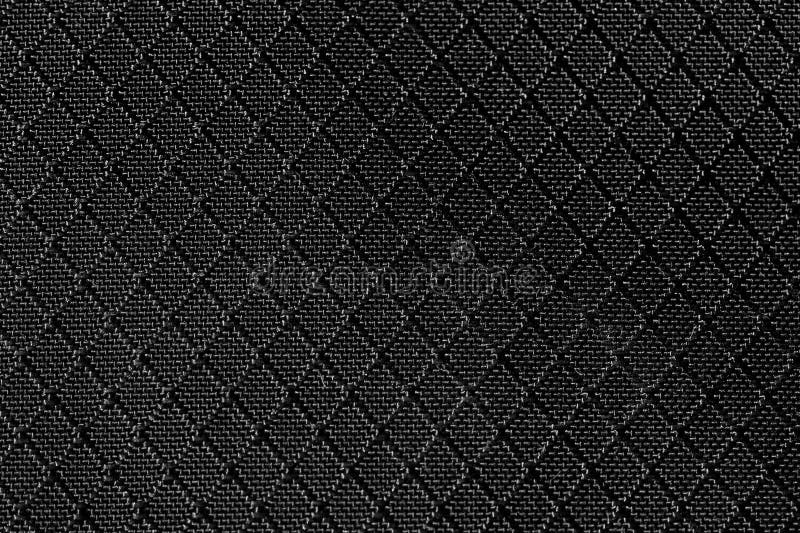 Black Plastic Rough and Stiff Fabric for Bags with Pattern Background Texture Stock Image