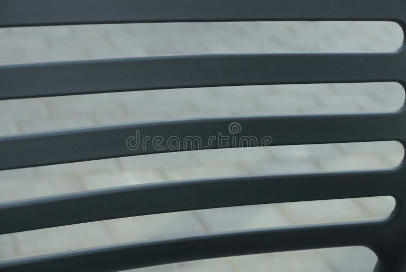 Black Plastic Texture of Striped Chair Stock Photo Image of gray