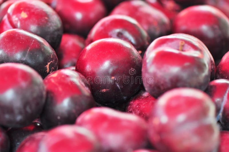 Black plums stock image. Image of closeup, booth, store 20679213