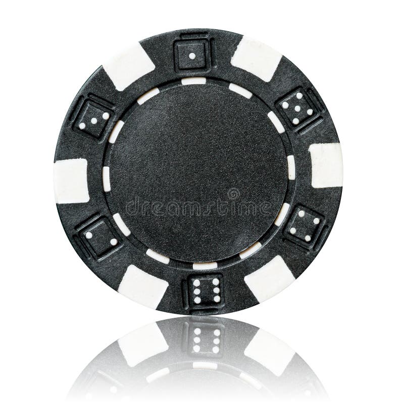 Black Poker Chip stock image. Image of gambling, games 1886167