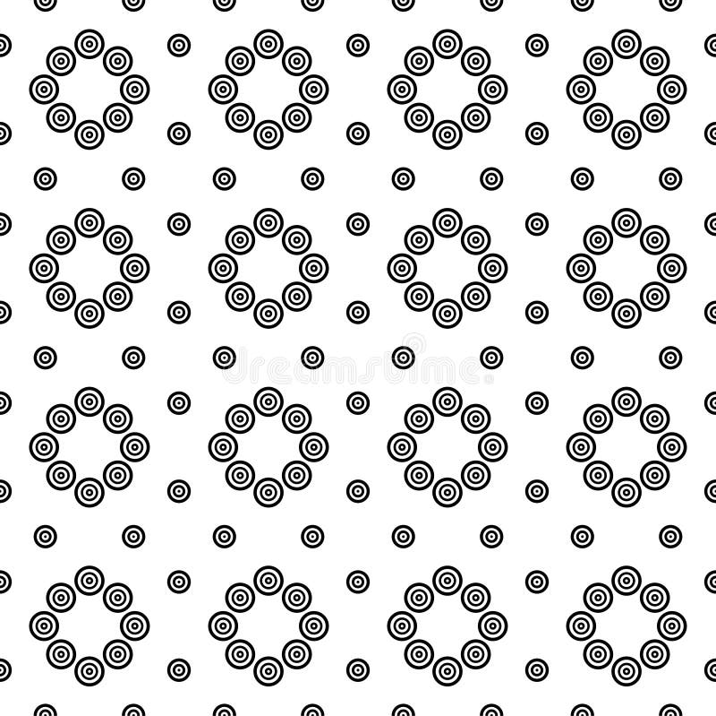 Black Polka Dot Background Design Stock Vector - Illustration of