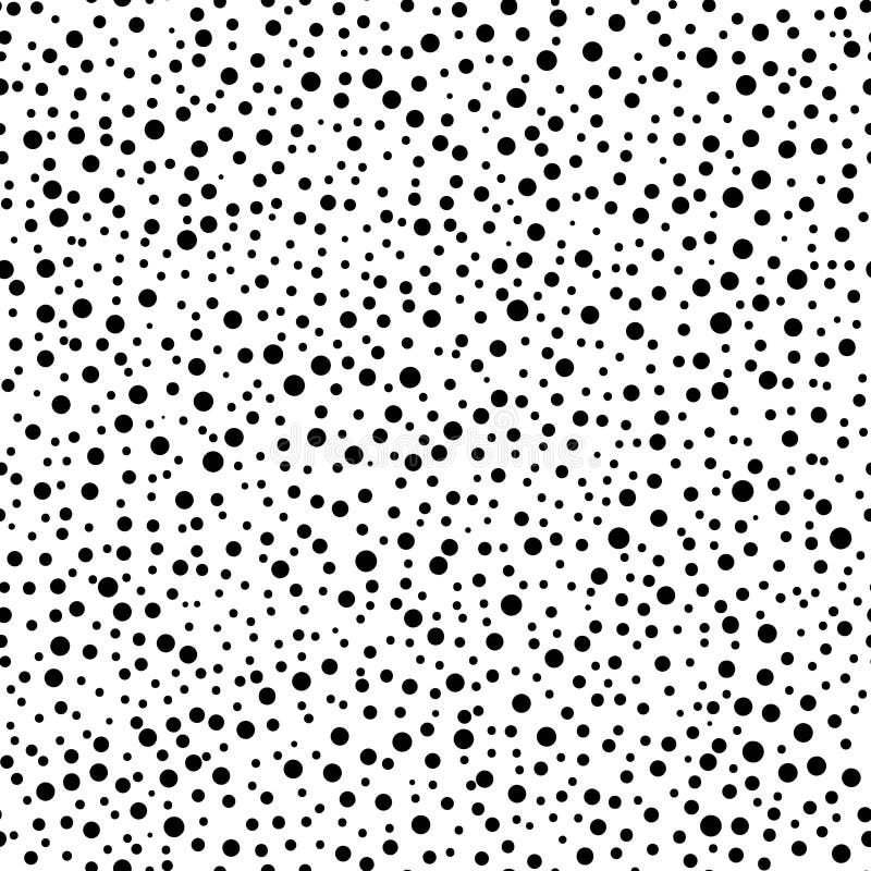 Black polka dots stock vector. Illustration of stylish - 273951181