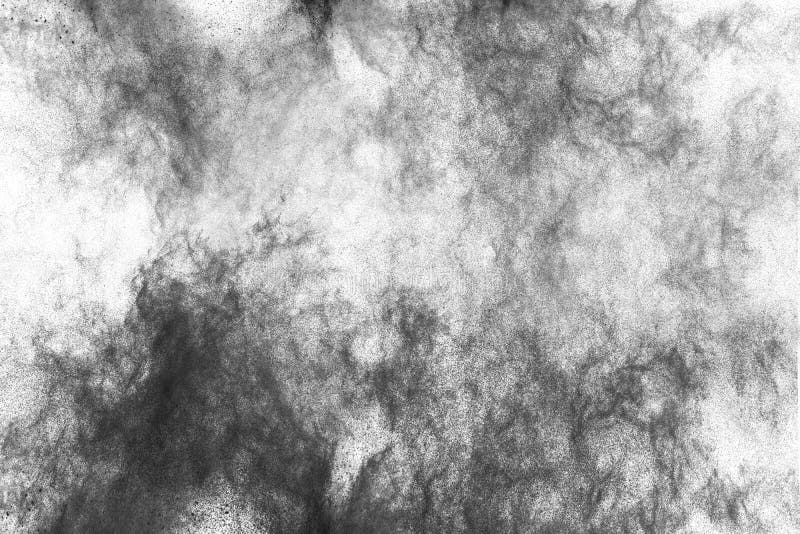 Abstract Black Dust Texture on White Background. Stock Photo Image of