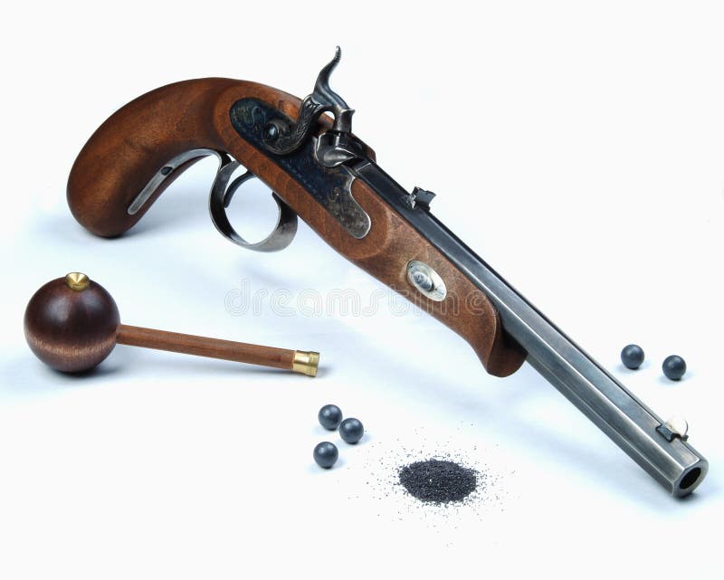 Black Powder Pistol Stock Photo Image 5510270