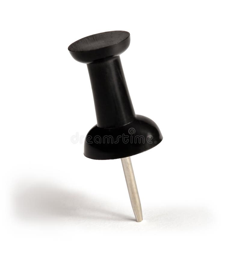 Black push-pin