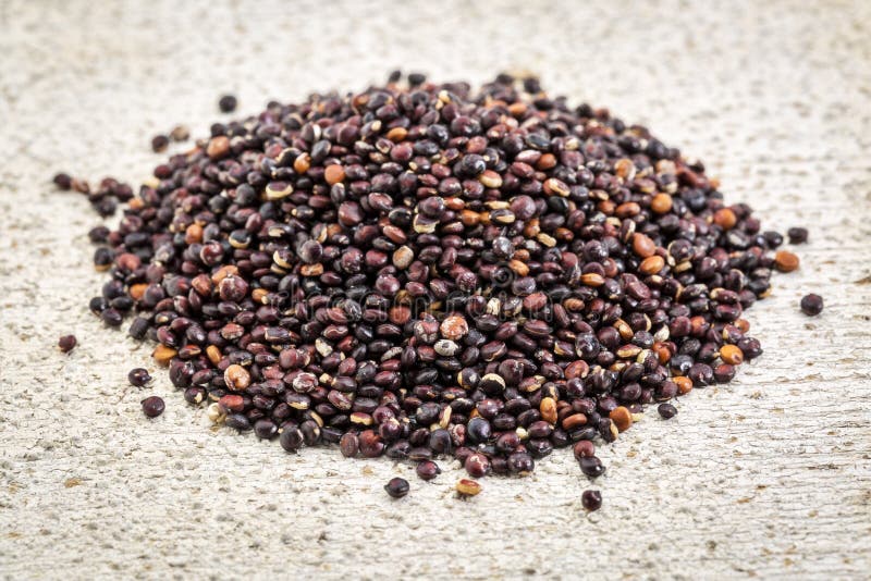 Black quinoa grain stock photo. Image of seed, wood, black 51850036