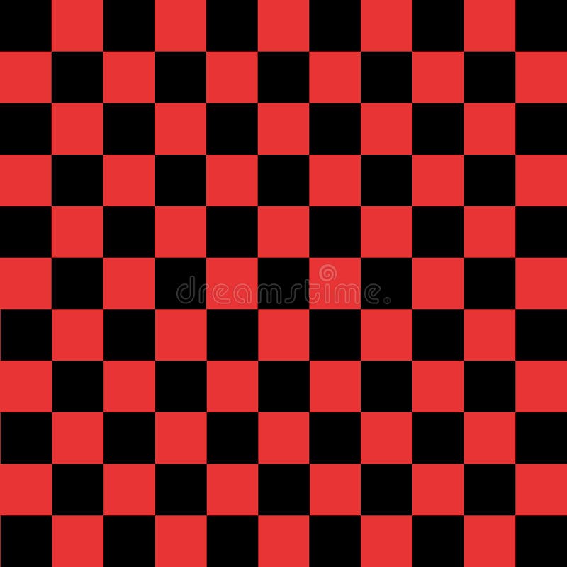 black and red checkerboard