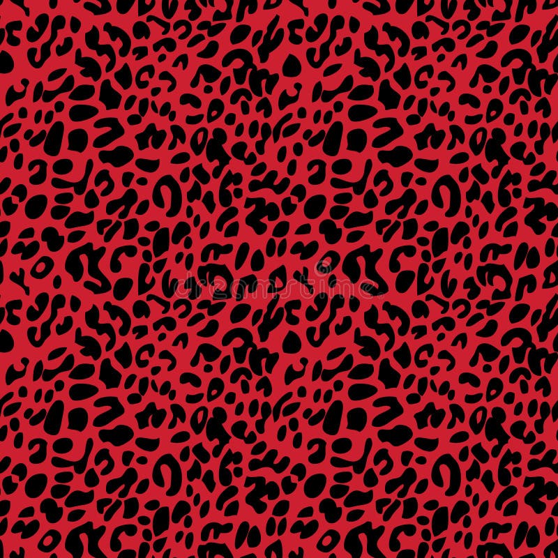 animal print red