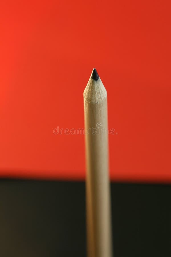 Black red pencil