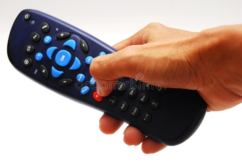 Black remote control