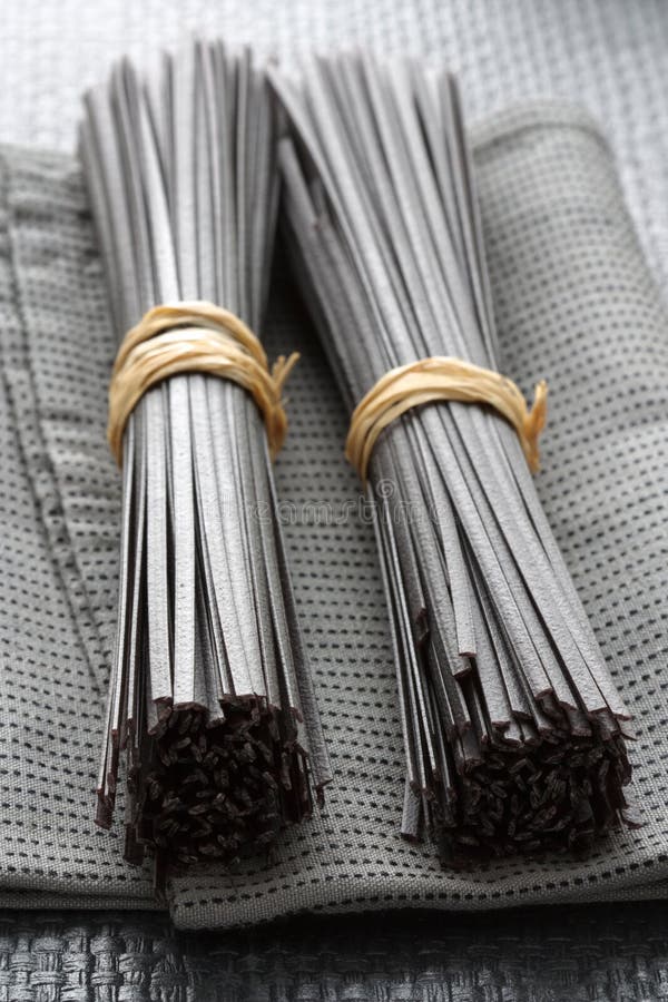 Black Rice Noodles stock photo. Image of food, shot, ingredients 19754276