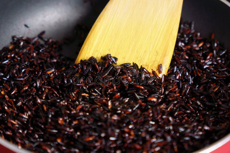 Black Rice is a Range of Rice Types of the Species Oryza Sativa