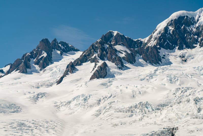 Black Rock Mountain with Snow Covered Stock Image - Image of aerial ...