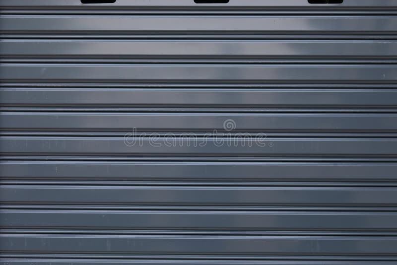 Black Roller Shutter Door Closed Security Background Stock Image Image of construction, garage