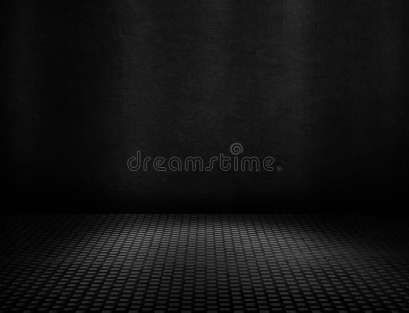 Black Room Background for Interior Decoration.Dark Studio. 3D