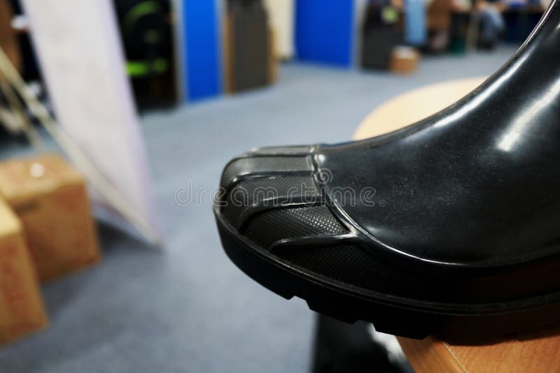 Black Rubber Boots, these Rubber Boots are Usually Worn by Mining and