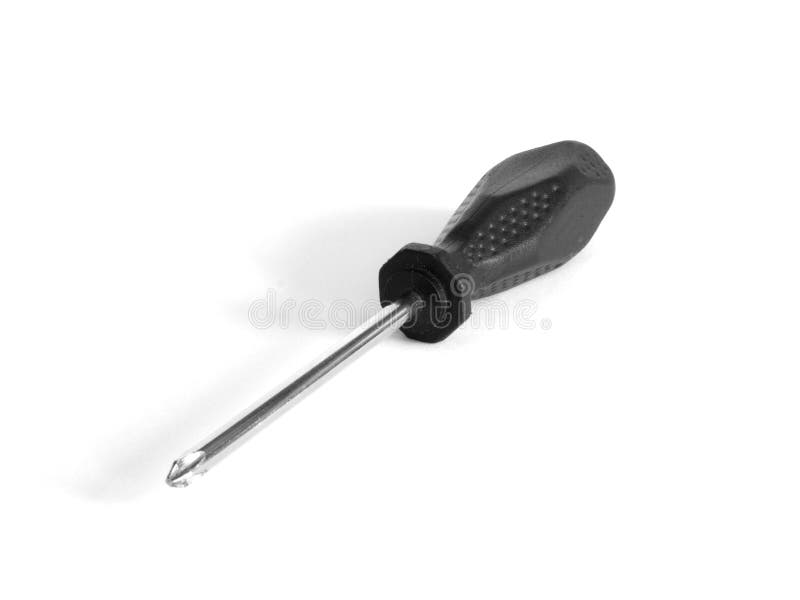Black screwdriver stock image. Image of steel, object 15922325