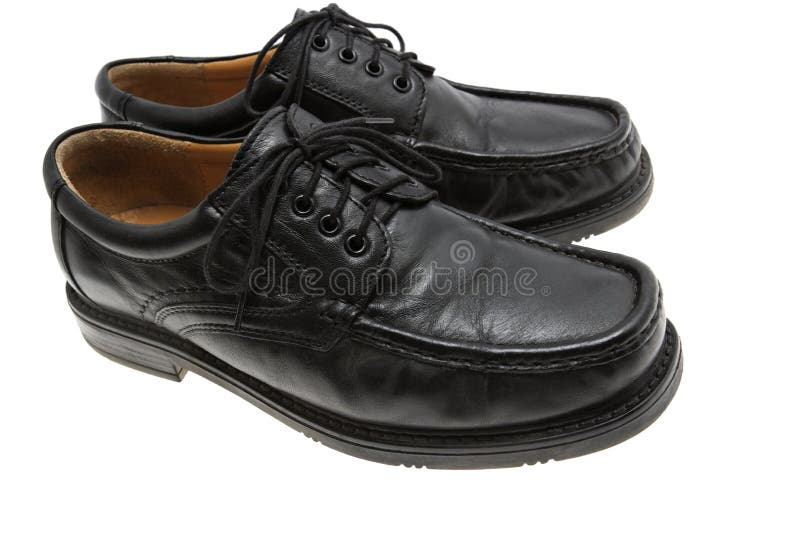 Men s Dress Shoes stock image. Image of black, work, dress 1057745