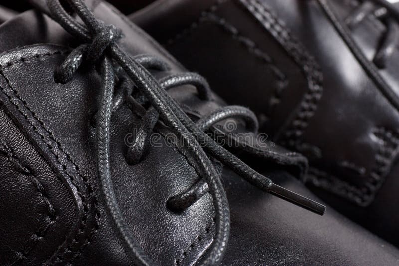 Black shoes stock photo. Image of macro, accessory, boots - 23559754